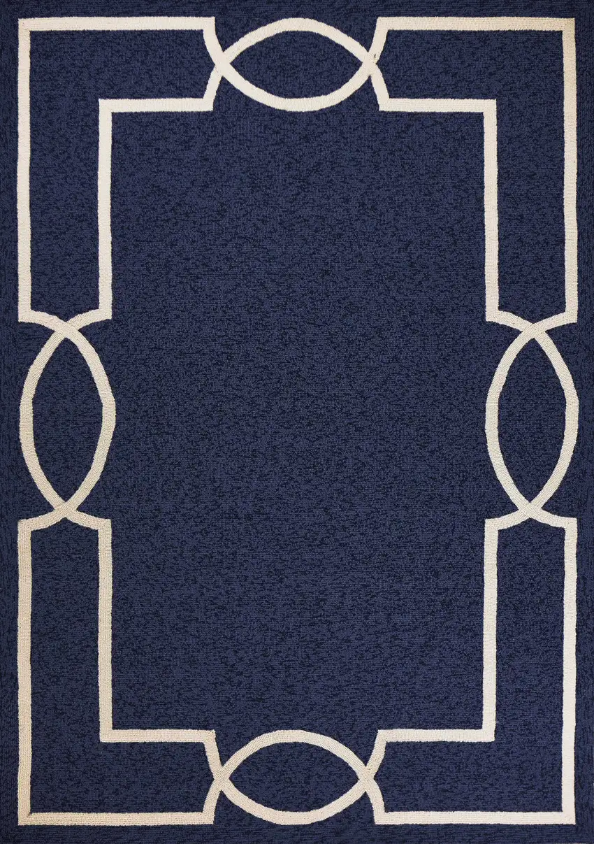 Ocean Coastal Bordered Area Rug Photo 3