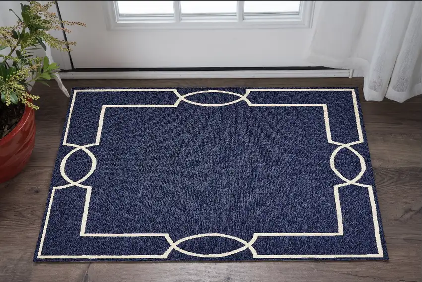 Ocean Hand Hooked Area Rug Photo 1