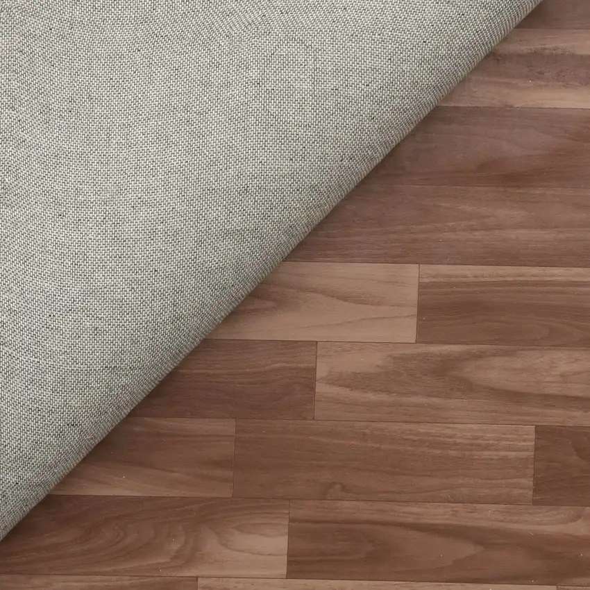 Off White And Gray Wool Checkered Hand Tufted Square Rug Photo 9