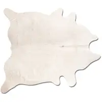 Photo of Off White Cowhide Rug
