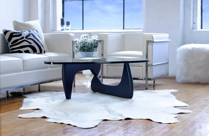 Off White Cowhide  Rug Photo 2