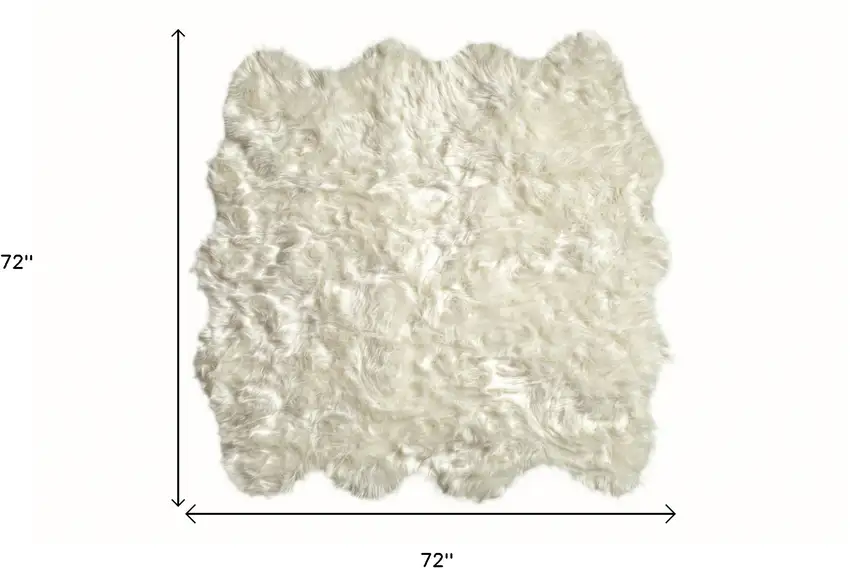 Off White Animal Print Area Rug Photo 3