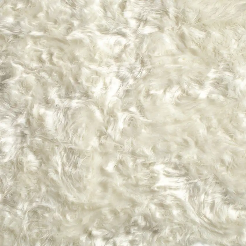 Off White Octo Faux Sheepskin - Area Rug Photo 6