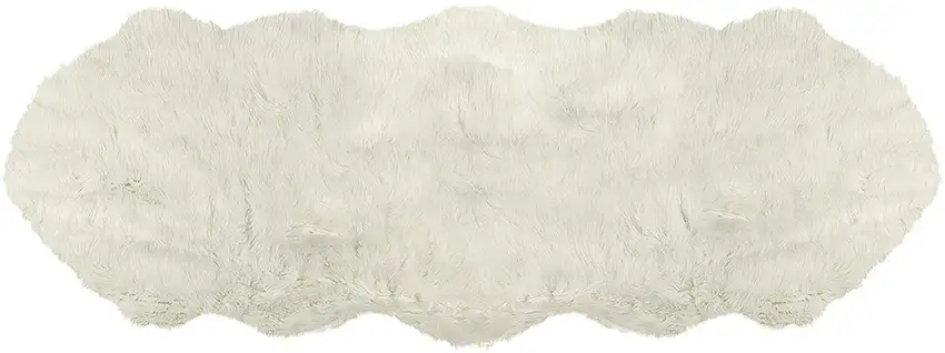Off White Sheepskin Double - Area Rug Photo 1