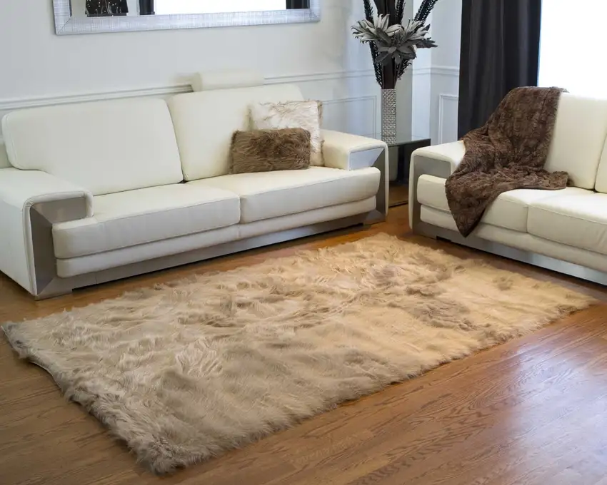 Off White Sheepskin - Rug or Throw Photo 3