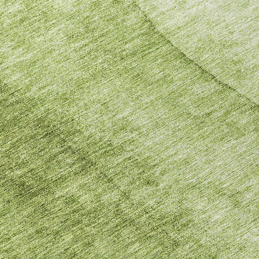 Olive Green And Artichoke Green Ombre Washable Indoor Outdoor Area Rug Photo 6