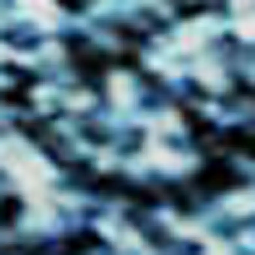 Olive Green And Blue Ombre Washable Area Rug With UV Protection Photo 6