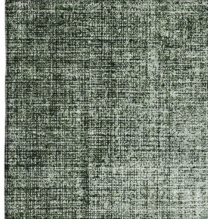 Olive Green And Charcoal Geometric Washable Area Rug With UV Protection Photo 3