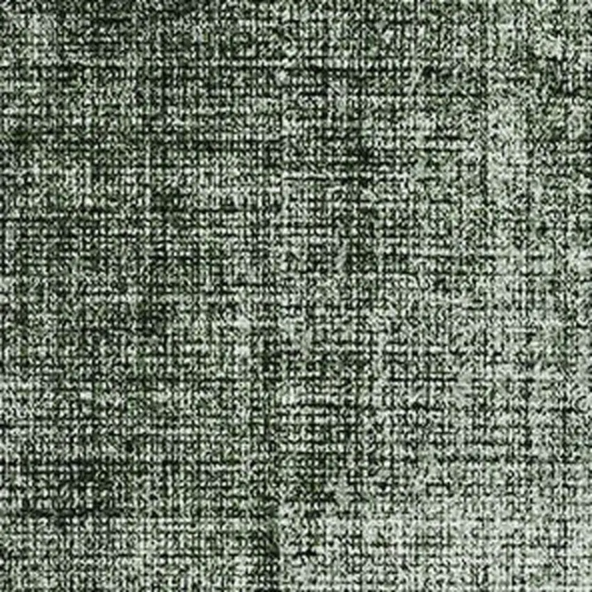 Olive Green And Charcoal Geometric Washable Area Rug With UV Protection Photo 2