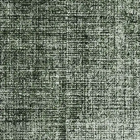 Olive Green And Charcoal Geometric Washable Area Rug With UV Protection Photo 2