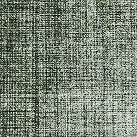 Olive Green And Charcoal Geometric Washable Area Rug With UV Protection Photo 2