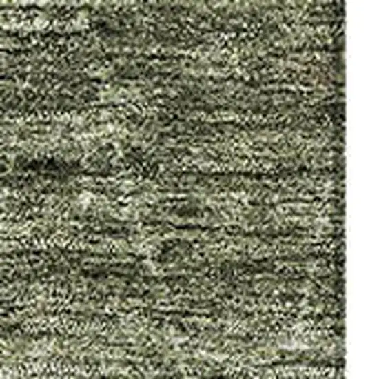 Olive Green And Gray Geometric Washable Area Rug With UV Protection Photo 2