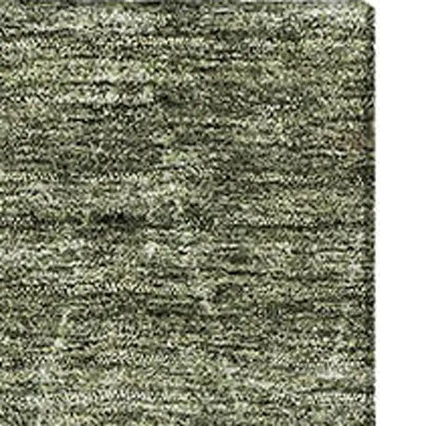 Olive Green And Gray Geometric Washable Area Rug With UV Protection Photo 3