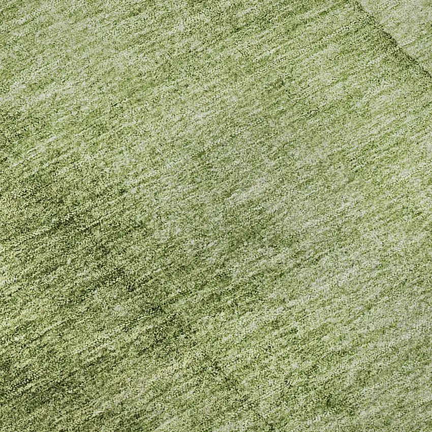 Olive Green And Ivory Ombre Washable Area Rug With UV Protection Photo 3