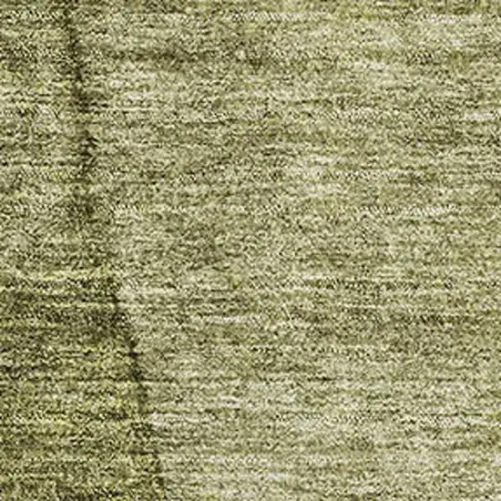 Olive Green And Ivory Ombre Washable Area Rug With UV Protection Photo 4