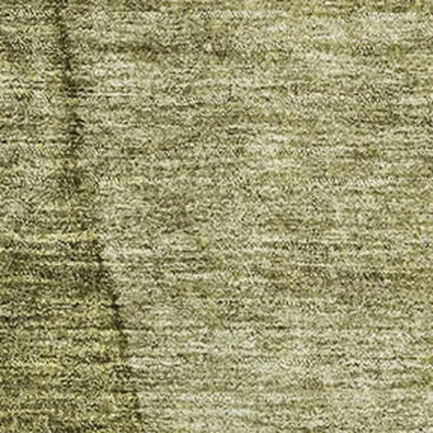 Olive Green And Ivory Ombre Washable Area Rug With UV Protection Photo 4