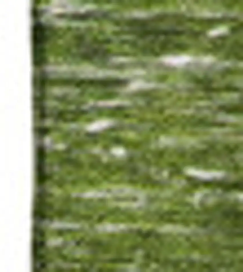 Olive Green And Ivory Patchwork Washable Area Rug With UV Protection Photo 2