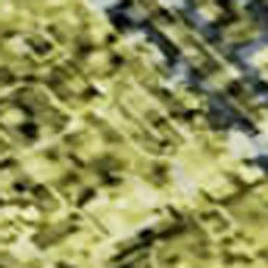 Olive Green And Navy Blue Striped Washable Area Rug With UV Protection Photo 2