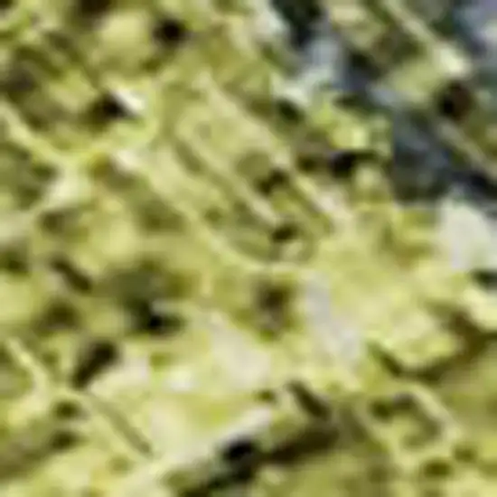 Olive Green And Navy Blue Striped Washable Area Rug With UV Protection Photo 2