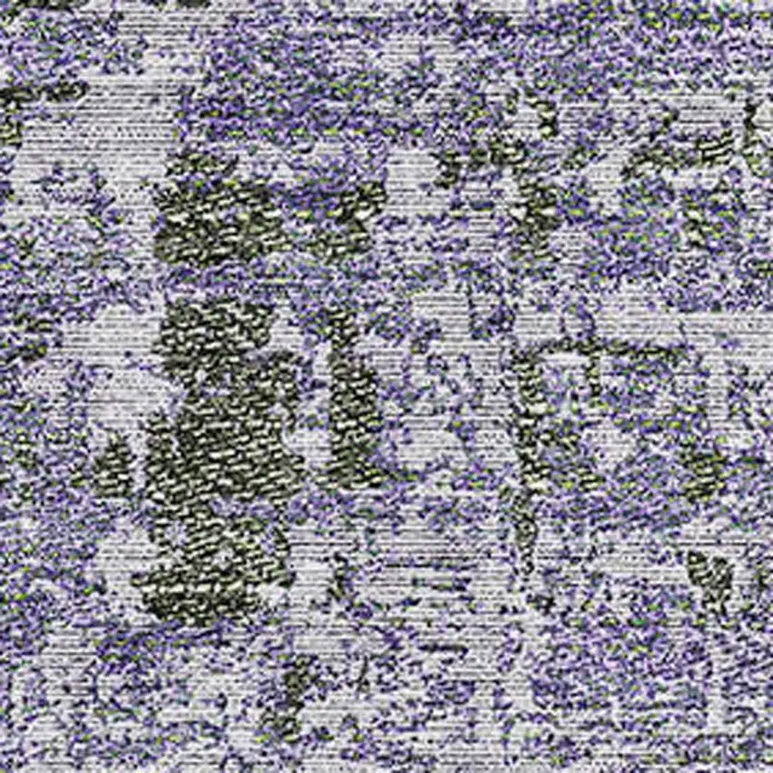 Olive Green And Purple Abstract Washable Area Rug With UV Protection Photo 3