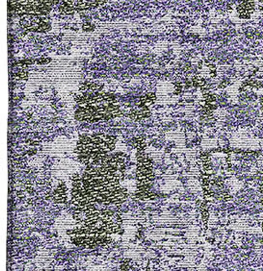 Olive Green And Purple Abstract Washable Area Rug With UV Protection Photo 3