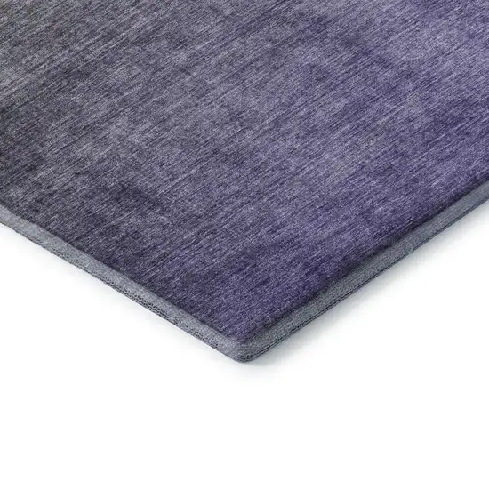 Olive Green And Purple Ombre Washable Area Rug With UV Protection Photo 6