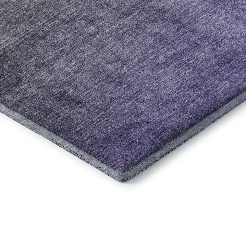 Olive Green And Purple Ombre Washable Area Rug With UV Protection Photo 7
