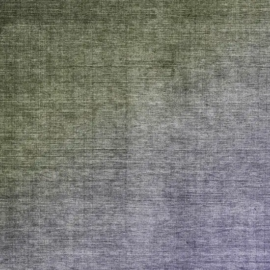Olive Green And Purple Ombre Washable Area Rug With UV Protection Photo 2