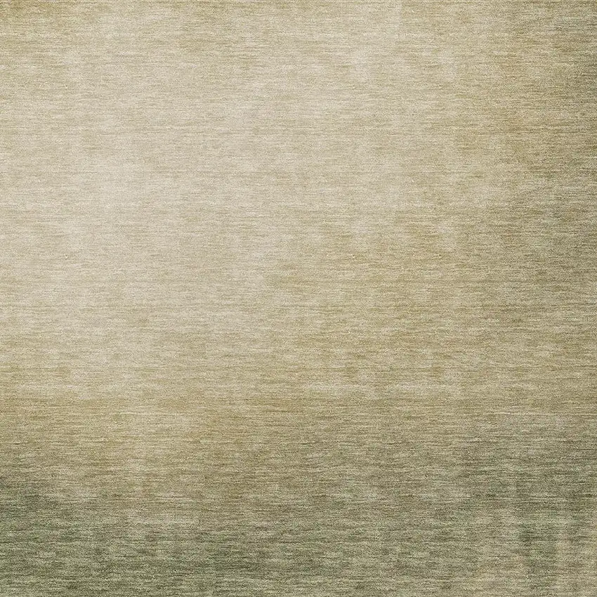 Olive Green Beige And Wheat Abstract Washable Indoor Outdoor Area Rug Photo 2