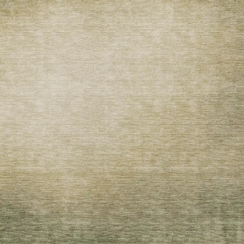 Olive Green Beige And Wheat Abstract Washable Indoor Outdoor Area Rug Photo 2