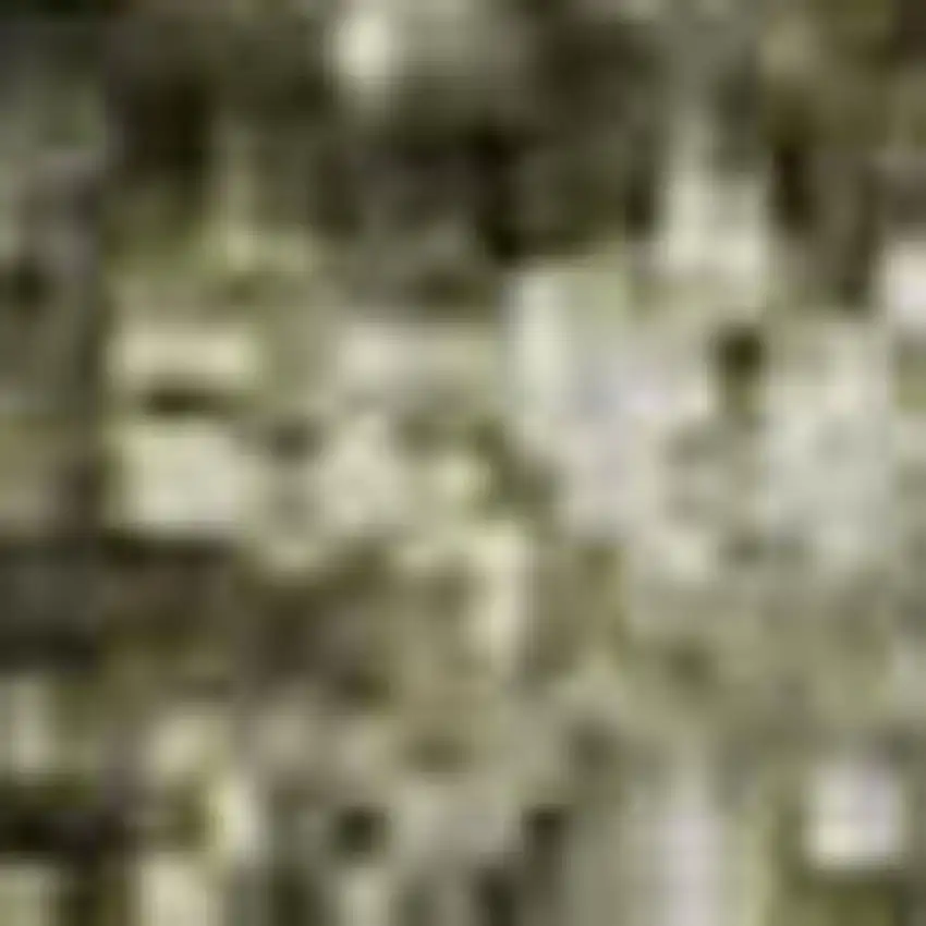 Olive Green Charcoal And Ivory Abstract Washable Area Rug With UV Protection Photo 1