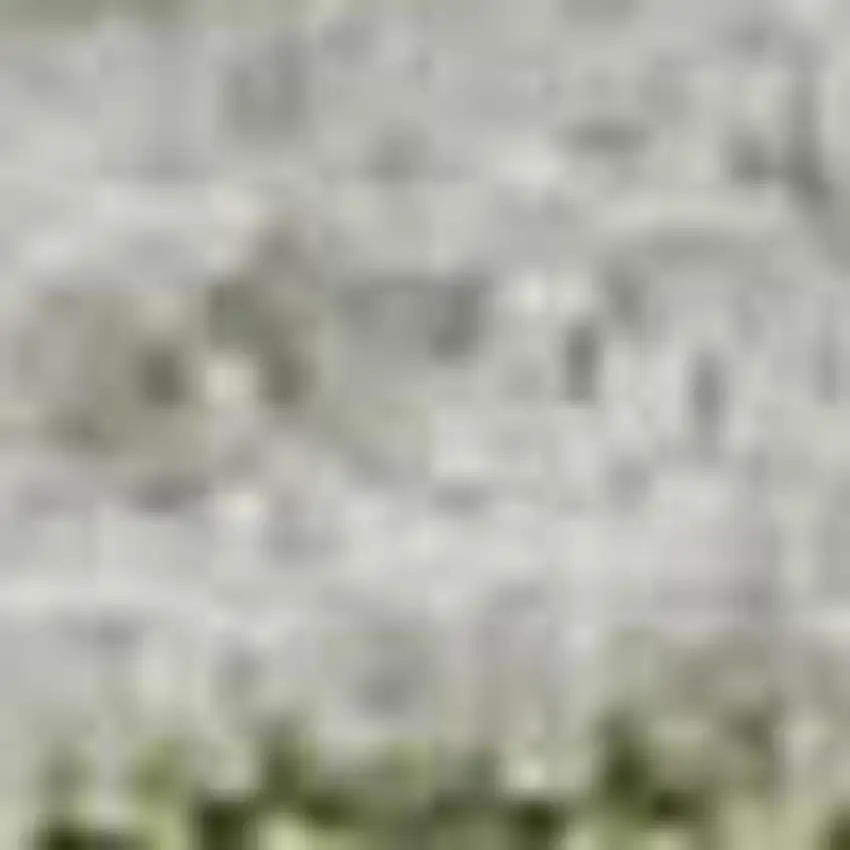 Olive Green Gray And Ivory Geometric Washable Area Rug With UV Protection Photo 1