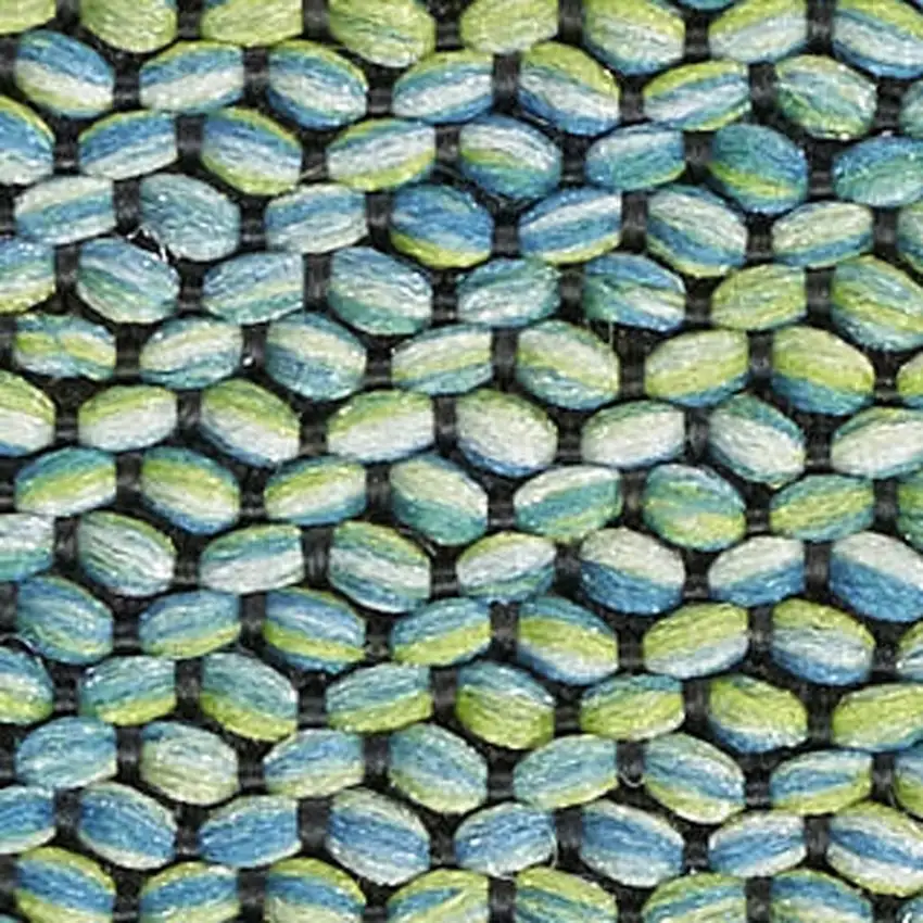 Olive Green and Ivory Damask Distressed Non Skid Area Rug Photo 6