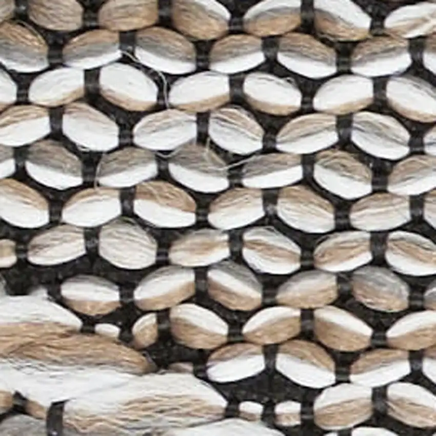 Olive Green and Ivory Damask Distressed Non Skid Area Rug Photo 6