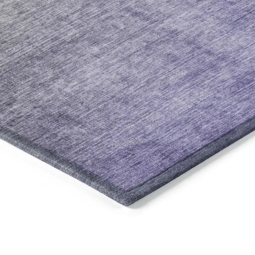 Olive Green and Purple Ombre Washable Non Skid Indoor Outdoor Area Rug Photo 7