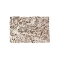Photo of Ombre Brown Faux Sheepskin Area Rug
