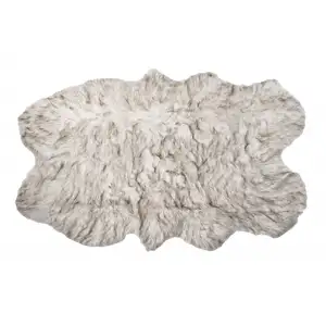 Photo of Ombre Chocolate Faux Fur Washable Non Skid Area Rug