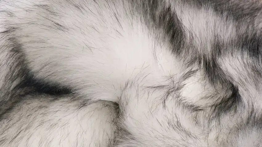 Ombre Gray Faux Sheepskin Rug Photo 2
