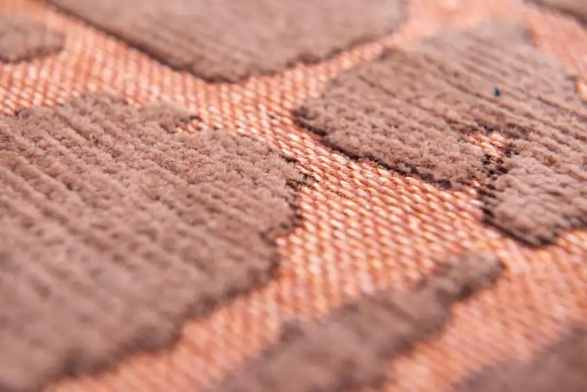 Orange Abstract Non Skid Area Rug Photo 8
