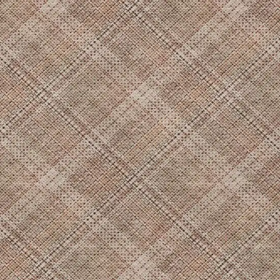 Orange And Beige Plaid Washable Indoor Outdoor Area Rug Photo 9