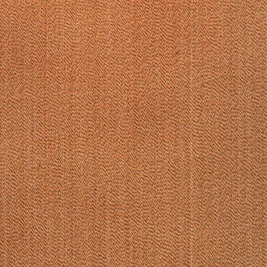 Orange And Cream Indoor Outdoor Area Rug Photo 2