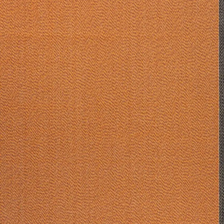 Orange And Dark Gray Striped Indoor Outdoor Area Rug Photo 4