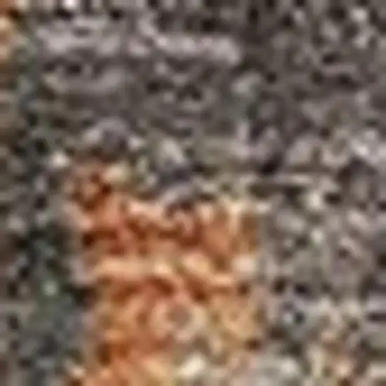 Orange And Gray Abstract Washable Indoor Outdoor Area Rug Photo 3