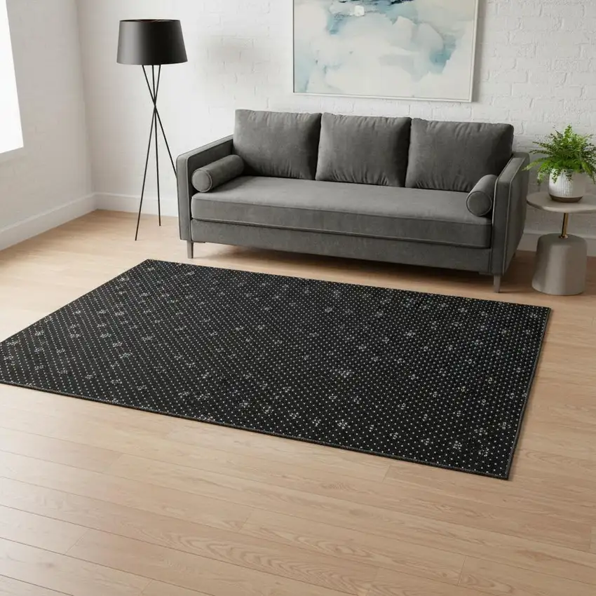 Orange And Ivory Abstract Geometric Washable Area Rug With UV Protection Photo 2