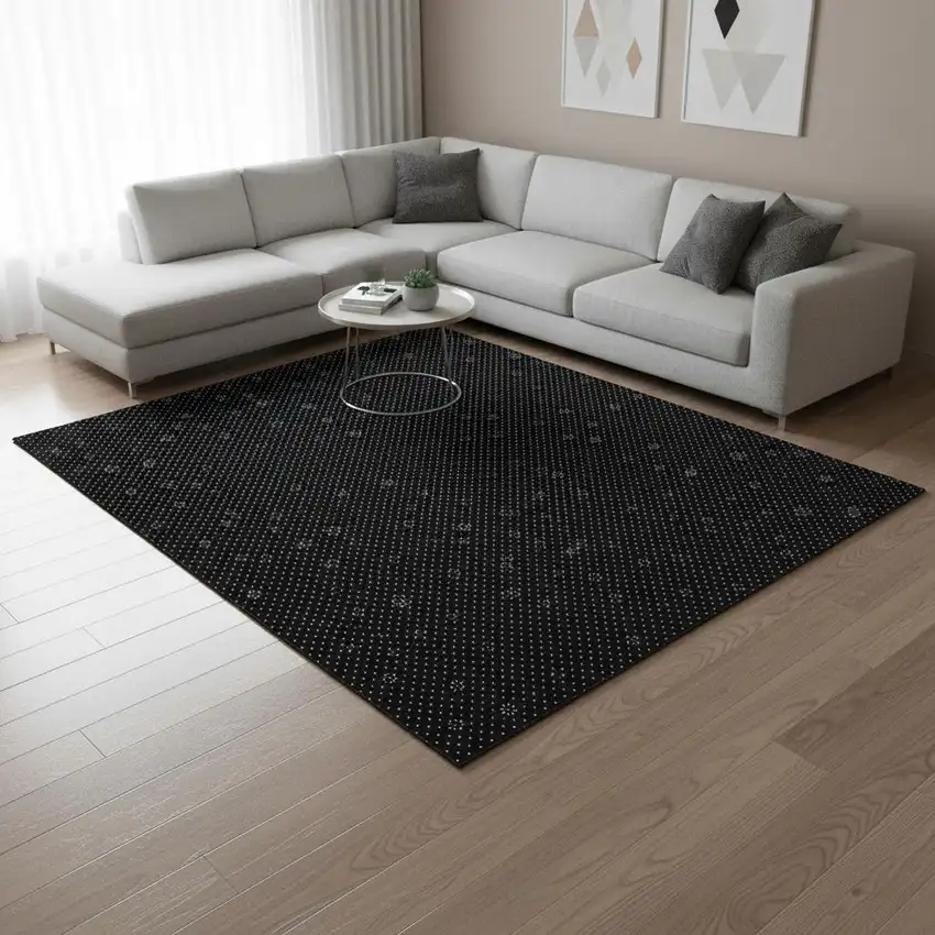 Orange And Ivory Abstract Geometric Washable Area Rug With UV Protection Photo 2