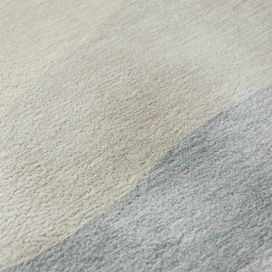 Orange And Ivory Striped Washable Area Rug With UV Protection Photo 8