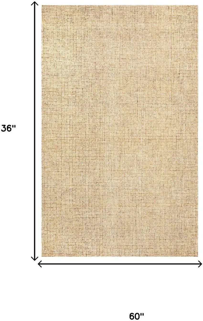 Orange And Ivory Wool Hand Tufted Area Rug Photo 7