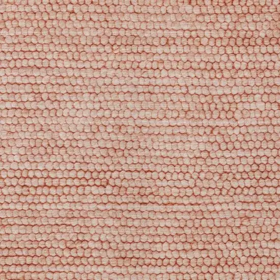 Orange And Salmon Striped Washable Indoor Outdoor Area Rug Photo 3