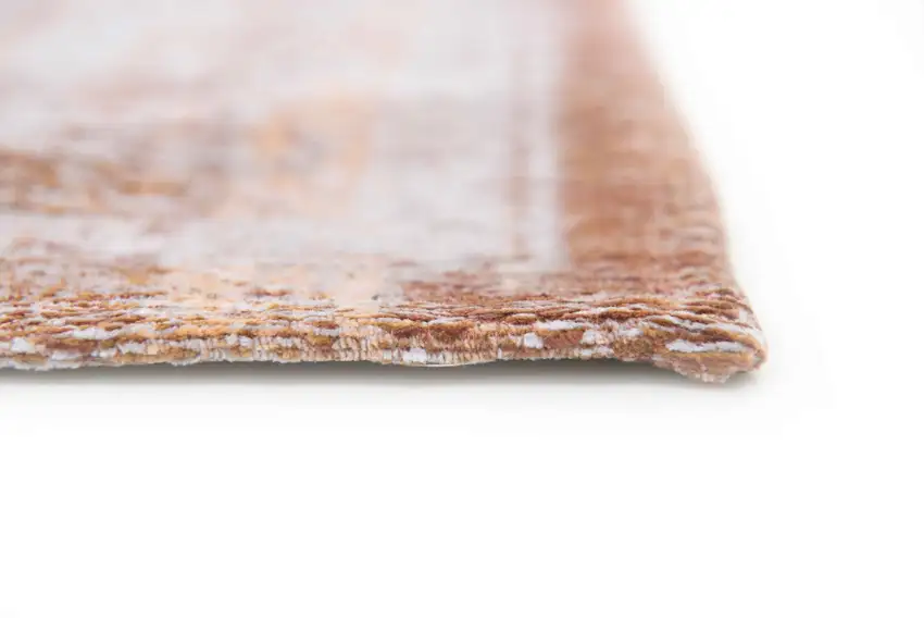 Orange And White Medallion ,Washable, Area Rug Photo 7