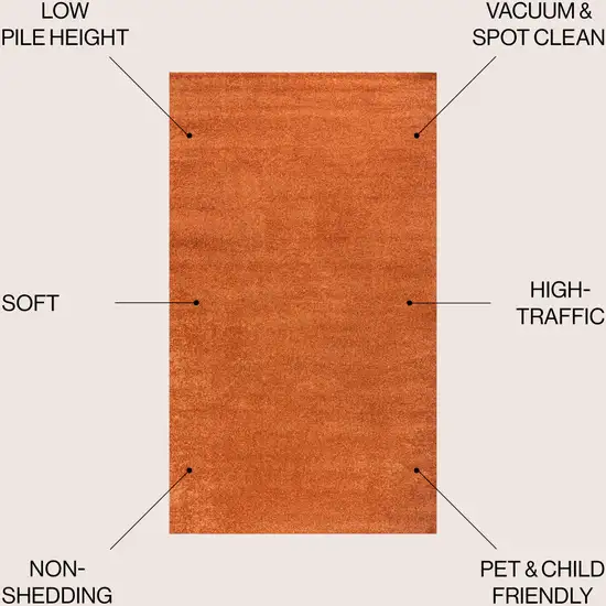 Orange Area Rug Photo 9